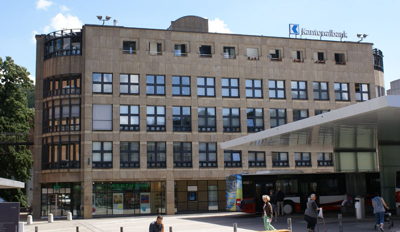 Gebäude der Büroräumlichkeiten von HPF von aussen